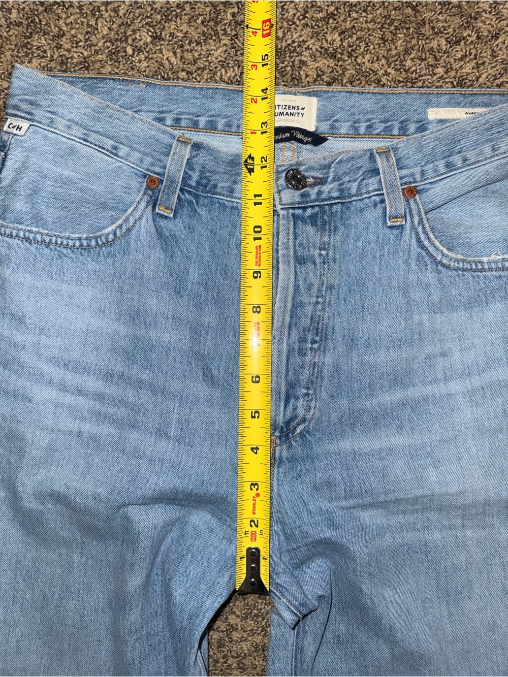 Citizens of Humanity Annina High Rise Wide Leg Jeans Tularosa Wash Size 29 EUC - Picture 11 of 16